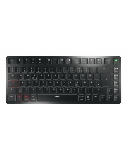 CHERRY KW X ULP 2.0 MINI keyboard Home/Office USB + RF Wireless + Bluetooth QWERTZ German Black