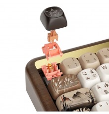 AKKO MU01 Joy of Life Keyboard RGB Walnut Case