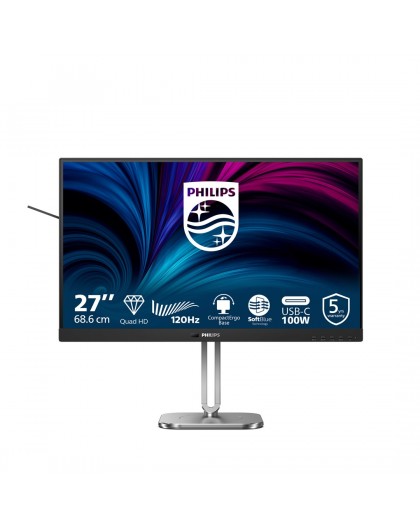 Philips 27B2U4601/00 computer monitor 68.6 cm (27") 2560 x 1440 pixels Quad HD LCD Grey