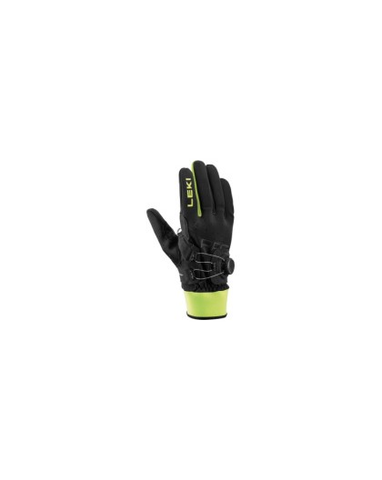 Leki PRC Boa Shark Gloves - black/neonyellow