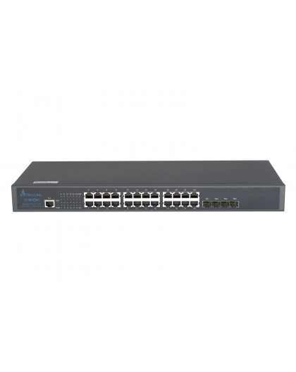 Extralink Switch Chiron 24x RJ45 1000Mb/s, 4x SFP+, L3, managed