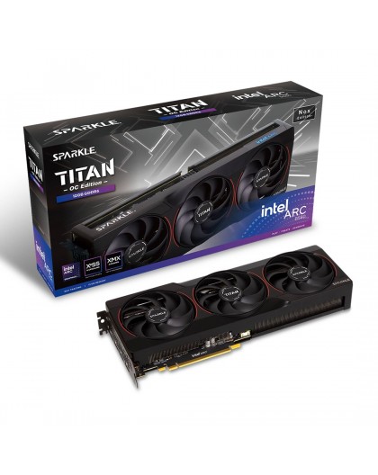 SPARKLE Intel Arc B580 TITAN NOX OC 12G graphics card