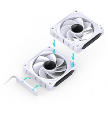 Jonsbo ZL-120WR PWM ARGB Fan Reversed 3 pcs.
