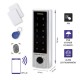 Qoltec 52448 Code lock TITAN with fingerprint reader | RFID | BT 4.0 |Code | Card | key fob | Doorbell| IP68 | EM