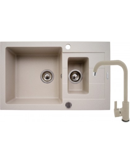 Sink SPARTA PLUS with SILVIO faucet