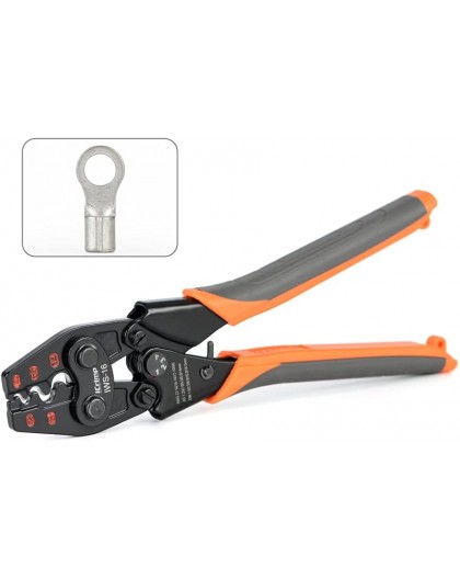 Non-insulated terminal crimping pliers 22-12AWG