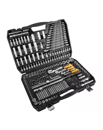 Set of 300 pieces 1/2", 3/8", 1/4"