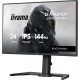 iiyama G-MASTER Get ahead with the 24" GB2441HSU Black Hawk monitor with IPS Panel Technology, 1ms MPRT and height adjustabe sta