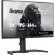 iiyama G-MASTER Get ahead with the 24" GB2441HSU Black Hawk monitor with IPS Panel Technology, 1ms MPRT and height adjustabe sta