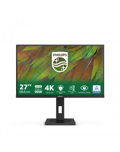 Philips 3000 series 27B1U3900/00 computer monitor 68.6 cm (27") 3840 x 2160 pixels 4K Ultra HD LCD Black