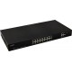 PULSAR SF116 network switch Managed Fast Ethernet (10/100) Power over Ethernet (PoE) 1U Black