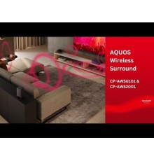 Sharp AQUOS Wireless Surround Subwoofer