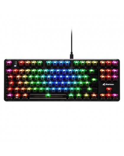 Sharkoon SGK70W keyboard Gaming USB QWERTZ German Black