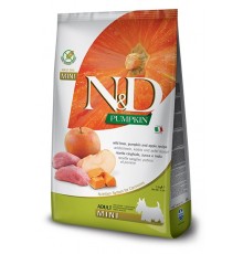 FARMINA N&D GF Pumpkin, Boar & Apple Adult Mini - dry dog food - 800 g