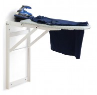 ARREDAMENTI STIROJOLLY Ironing board for wall hanging - 108 x 40 cm, White