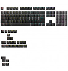 Glorious GPBT Backlit Keycaps, ANSI Layout (US), PBT, Dye-Sub - Black