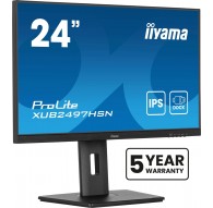 iiyama ProLite 24" IPS technology panel with USB-C dock and RJ45 (LAN)