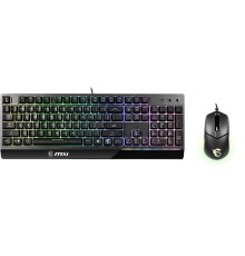 MSI Vigor GK30 Combo USB QWERTY Keyboard + Mouse GM11 Black