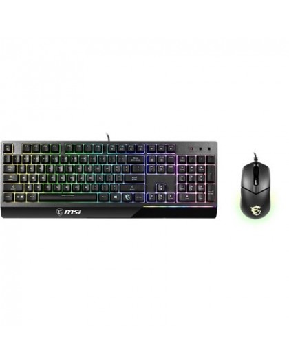 MSI Vigor GK30 Combo USB QWERTY Keyboard + Mouse GM11 Black