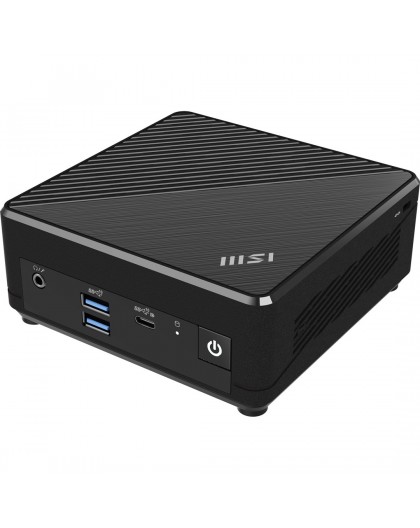 MSI Cubi N ADL S-078EU Intel® N N100 4 GB DDR4-SDRAM 128 GB SSD Windows 11 Pro Mini PC Black