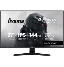 iiyama G-MASTER Get ahead with the 27" G2741QSU-B1 Black Hawk monitor with IPS Panel Technology and 1ms MPRT