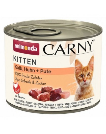 ANIMONDA Carny Kitten Veal, chicken, turkey - wet cat food - 200g