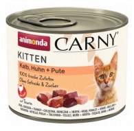 ANIMONDA Carny Kitten Veal, chicken, turkey - wet cat food - 200g