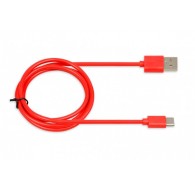CABLE I-BOX USB 2.0 TYPE C, 2A 1M RED