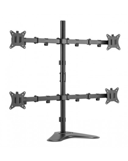 Equip 17"-32" Articulating Quad Monitor Tabletop Stand