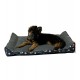 GO GIFT Rex graphite L - pet bed - 93 x 61 x 8 cm
