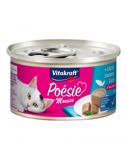 VITAKRAFT POESIE mousse salmon - wet cat food - 85 g