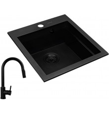 Sink SIROS (47x51.5) 1B + Faucet IDEA vol.