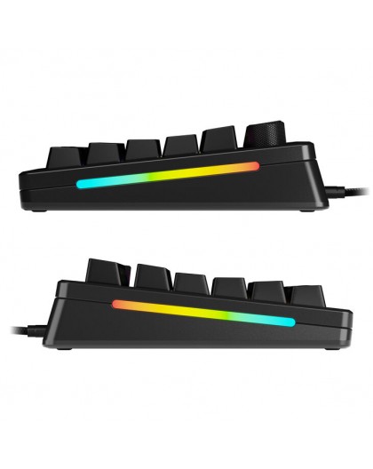 Glorious GMMK 3 Pro 75% Custom Gaming Keyboard - Pre-Built, ISO (DE), Fox Switches, Black