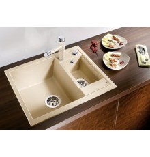 Sink MIDO (62x50) 1B 1D Black + Faucet