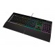 Corsair | Rubber Dome | K55 RGB PRO | Gaming keyboard | Gaming Keyboard | RGB LED light | US | Wired | Black