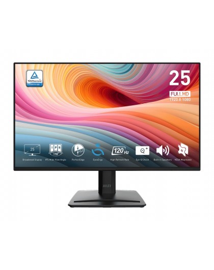 MSI Pro MP252 E2 computer monitor 62.2 cm (24.5") 1920 x 1080 pixels Full HD LED Black