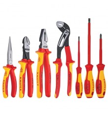 Pliers and screwdrivers set 1000V, 7 pcs.