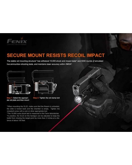 weapon flashlight Fenix GL22