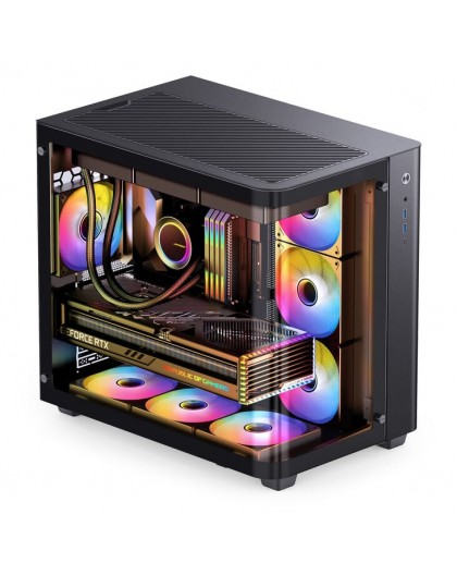Jonsbo TK-3 - ATX case, black
