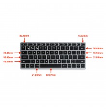 Satechi Slim X1 Bluetooth keyboard (silver)