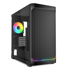 Sharkoon MK4W RGB Strip Micro Tower Black