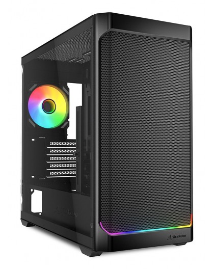 Sharkoon MK4W RGB Strip Micro Tower Black