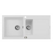 Sink MIDO (100x50) 1 1/2B 1D polar white