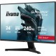 iiyama G-MASTER Unleash your full gaming potential with the 240Hz G2471HS Red Eagle guaranteeing 0.3ms MPRT