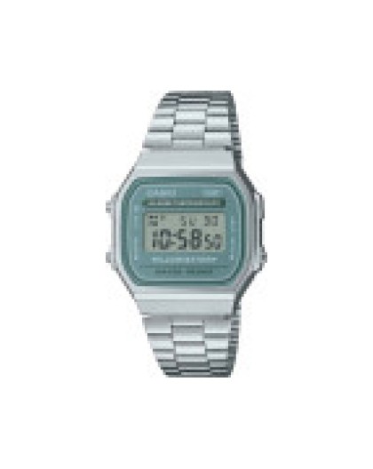 Casio A168WA Watch unisex digital silver