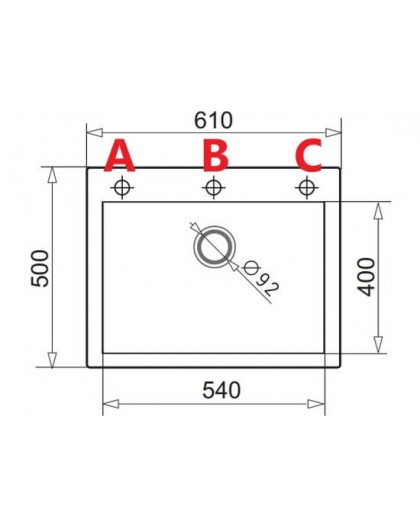 Sink ISTROS 61x50 1B beige + FLESSI faucet