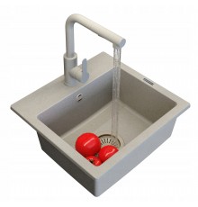 Sink SIROS 57x51.5cm, vanilla