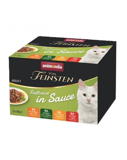 ANIMONDA Vom Feinsten Adult Raffinesse in sauce - wet cat food - 24x85g