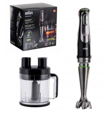 Braun MultiQuick 9 MQ 9195XLI 2 L Immersion blender 1200 W Black, Stainless steel