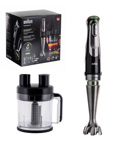 Braun MultiQuick 9 MQ 9195XLI 2 L Immersion blender 1200 W Black, Stainless steel
